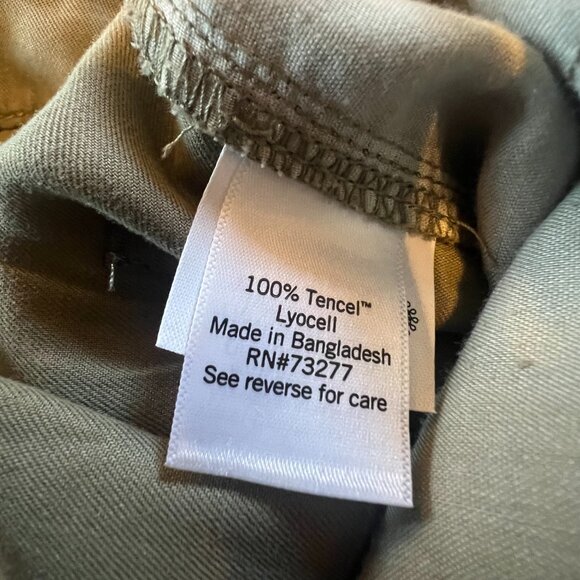 SO Green Khaki Wide Leg High Waisted Cargo Pants - Picture 4 of 9